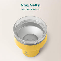 REDUCE Saltini gros plan sur la finition inox et l'absence de condensation