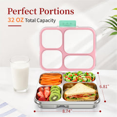 Reeple compartiments avec aliments séparés pour contrôle des portions