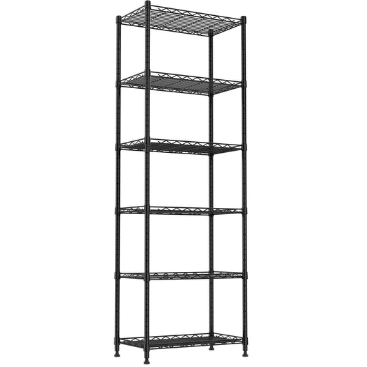 REGILLER étagère face complète montrant silhouette et capacité de rangement