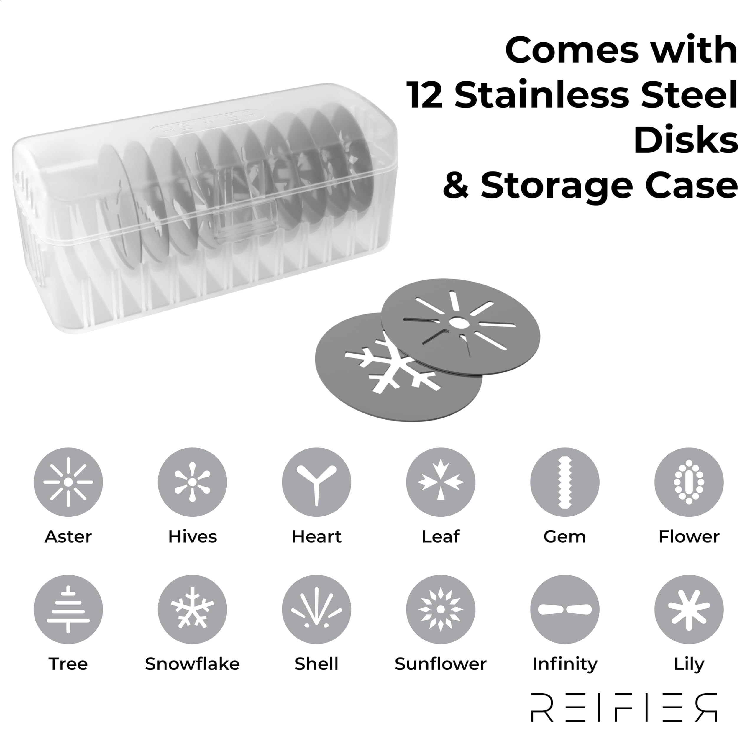 Reifier coffret de rangement fermé protégeant les disques et facilitant le transport
