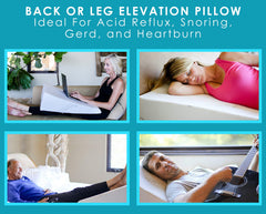 Relax HOME LIFE coussin en usage lecture au lit offrant posture confortable et stable