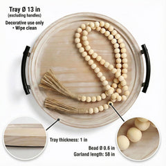 Relaxing Garden guirlande de perles gros plan ajoutant texture et profondeur