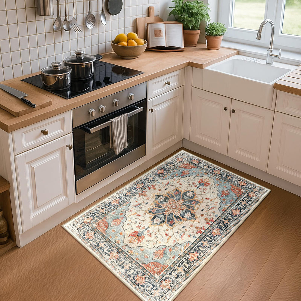 RELEANY tapis plié en emballage compact pour rangement et expédition pratique
