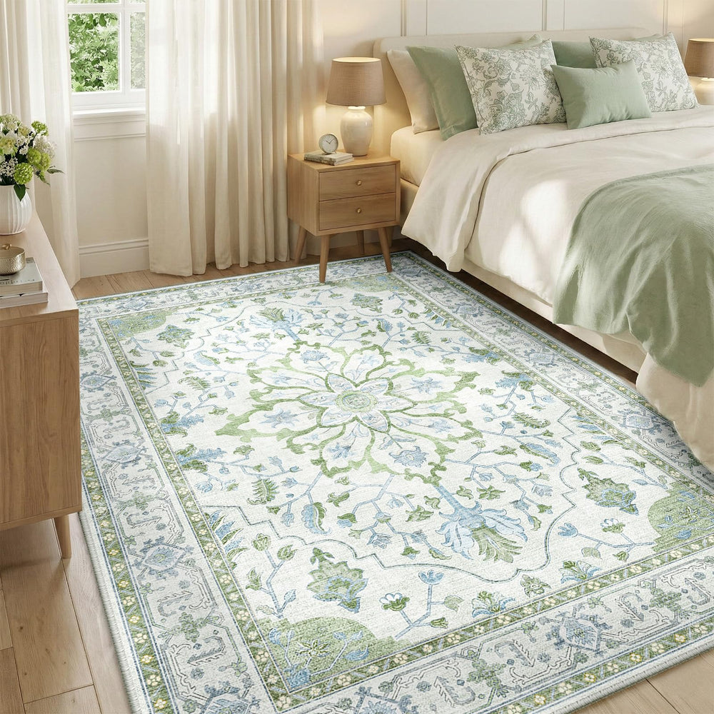 RELEANY tapis posé dans un salon illustrant intégration déco et espace convivial