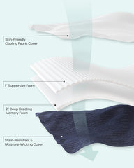Housse réversible Releep en tissu respirant Oeko‑Tex offrant propreté facile