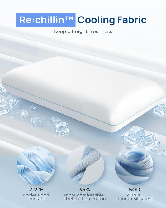 Releep gros plan mousse mémoire affichant texture dense et maintien durable