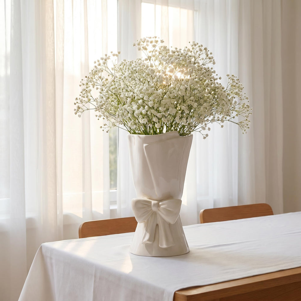 Relexome vase posé sur table salon crée ambiance moderne