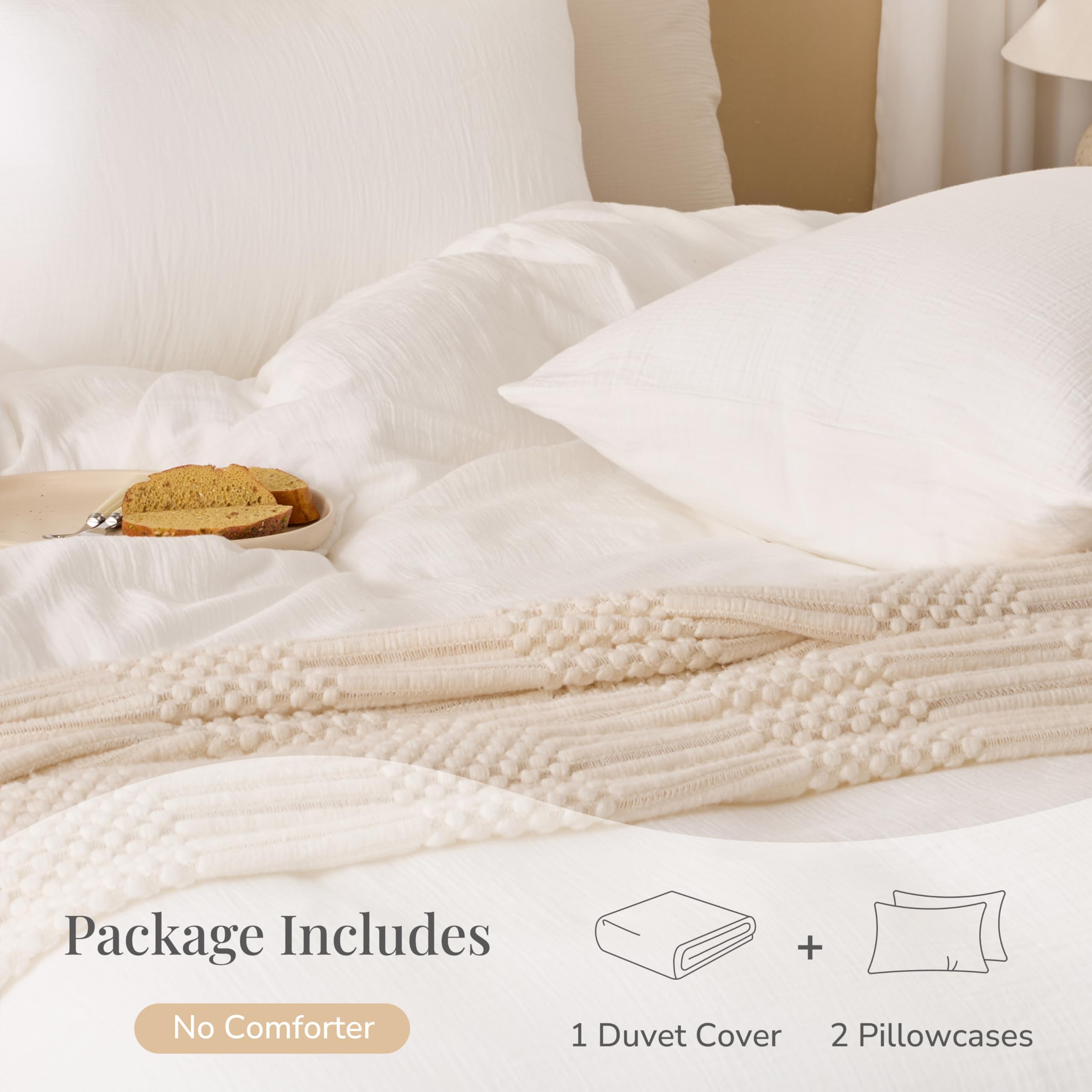 RENEWROOTS boutons d'angle garantissant maintien du duvet sans glissement