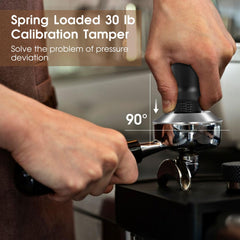Reoszeank tamper gros plan sur silicone, précision et ergonomie améliorées