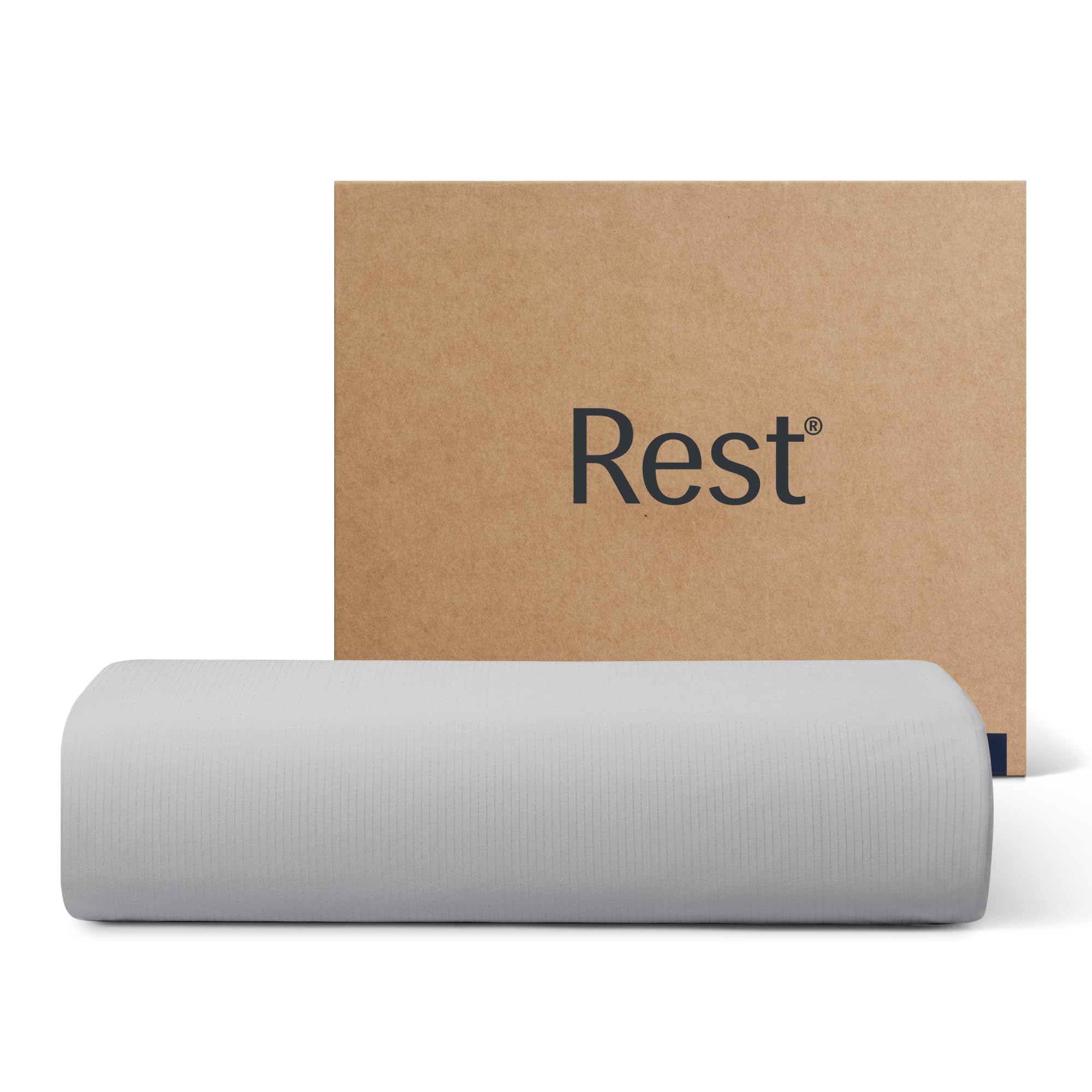 REST drap plat face avant montrant coupe cali king et fini rafraîchissant