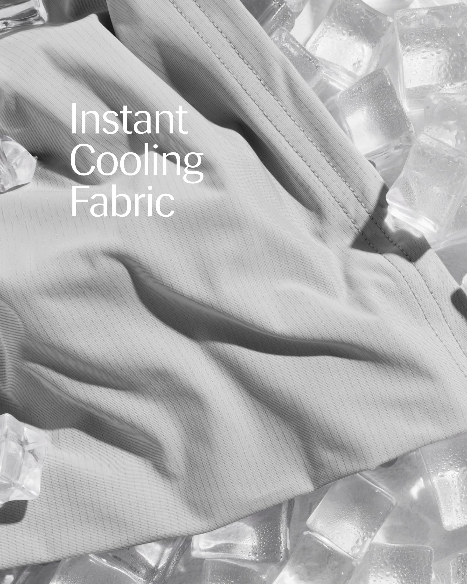 REST gros-plan du tissu Evercool montrant texture lisse pour confort