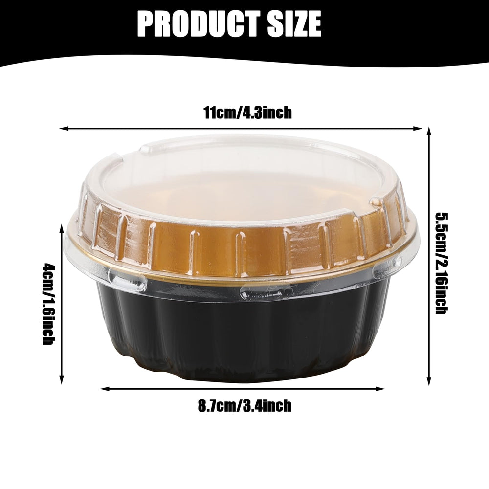 Retainbre coupelle tenue en main indiquant la taille 8 oz et portion pratique