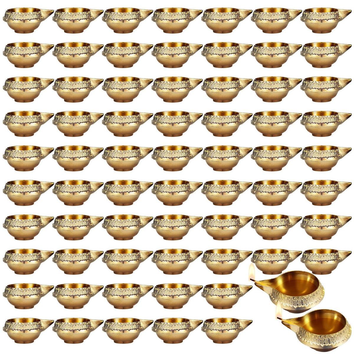 Retisee diyas avant packaging montrant lot de 20 et boîte, idéal pour rangement