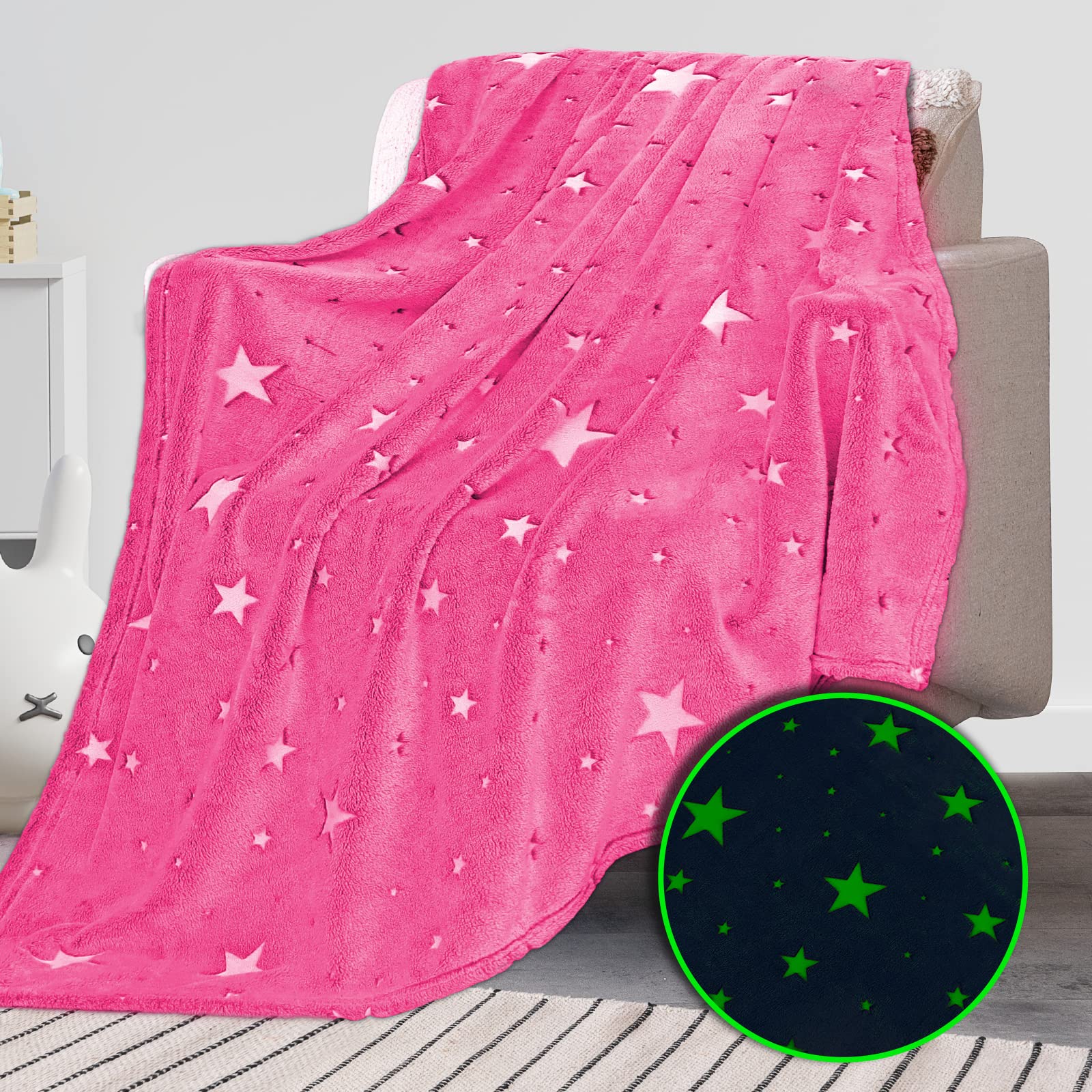 REXEO plaid rose plié montrant motif et utilité déco