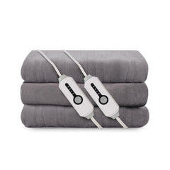 ReyyNio couverture chauffante face avant montrant taille queen et confort