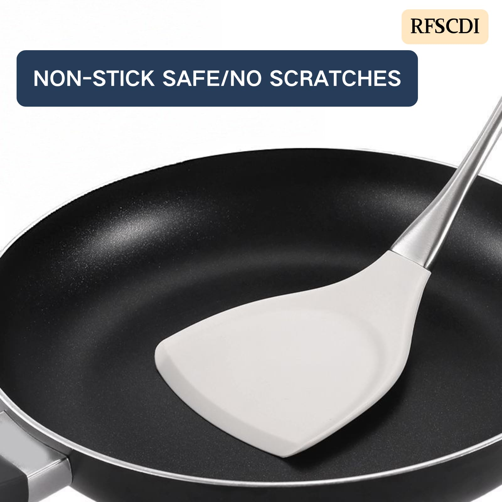 RFSCDI spatule retournant aliments sans abîmer poêle antiadhésive