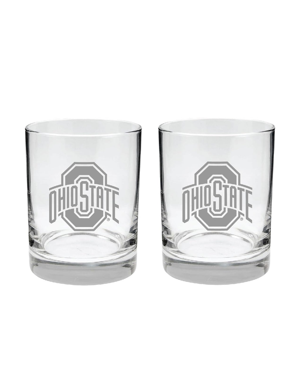 RFSJ INC. verre rock face avant montrant logo Buckeyes et élégance