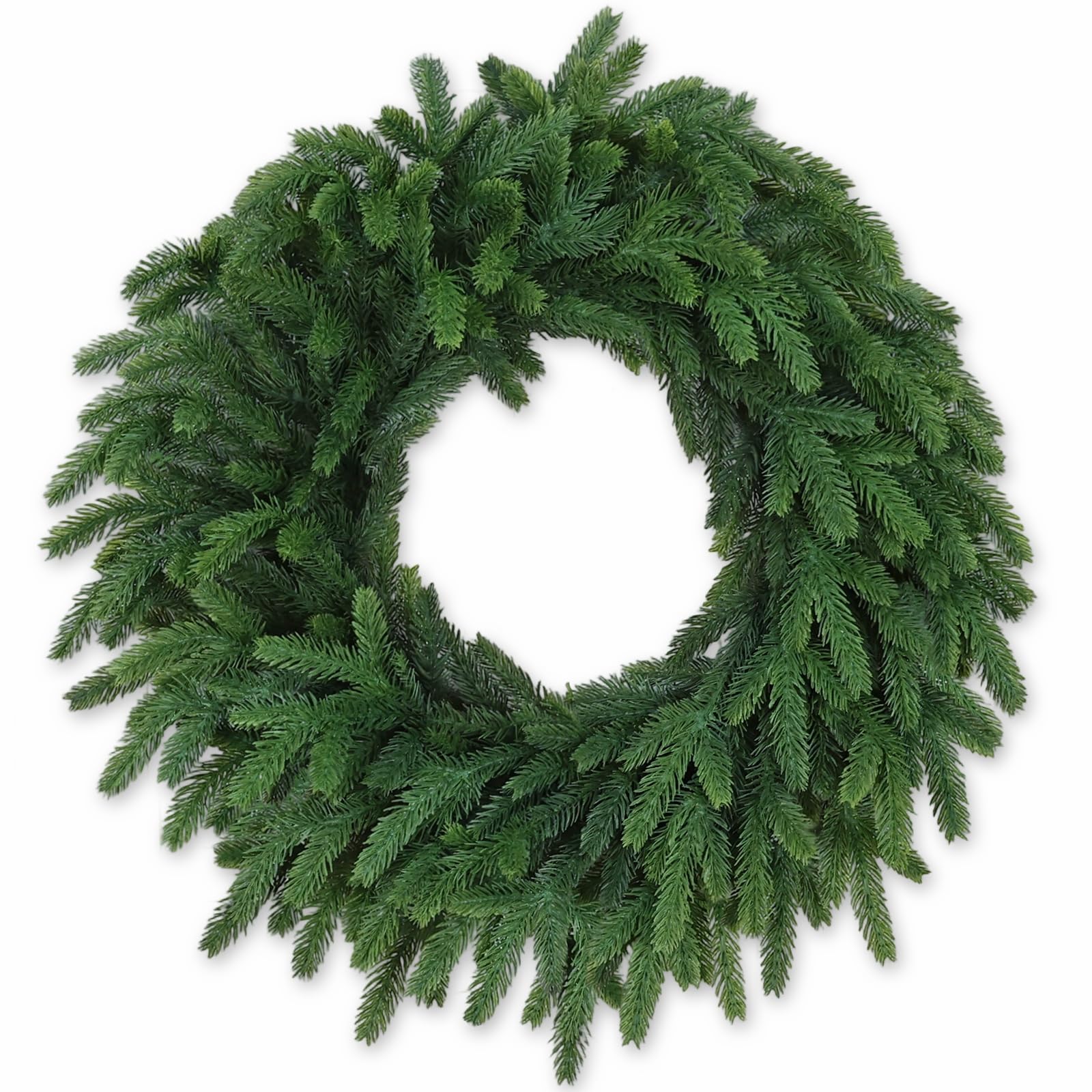 RHTRJ couronne 24 pouces vue frontale décorative apporte charme instantané