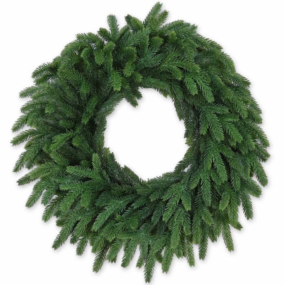 RHTRJ couronne 24 pouces vue frontale décorative apporte charme instantané
