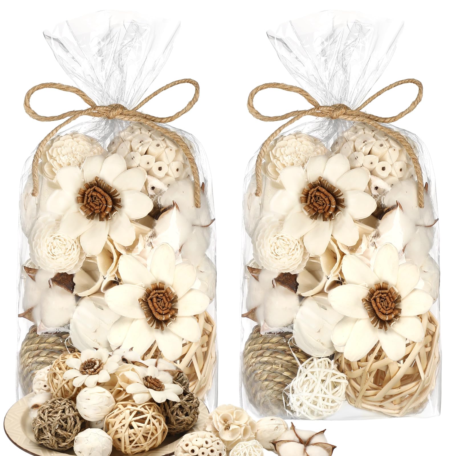 Riceshoot boule décorative face montrant design élégant et équilibre visuel