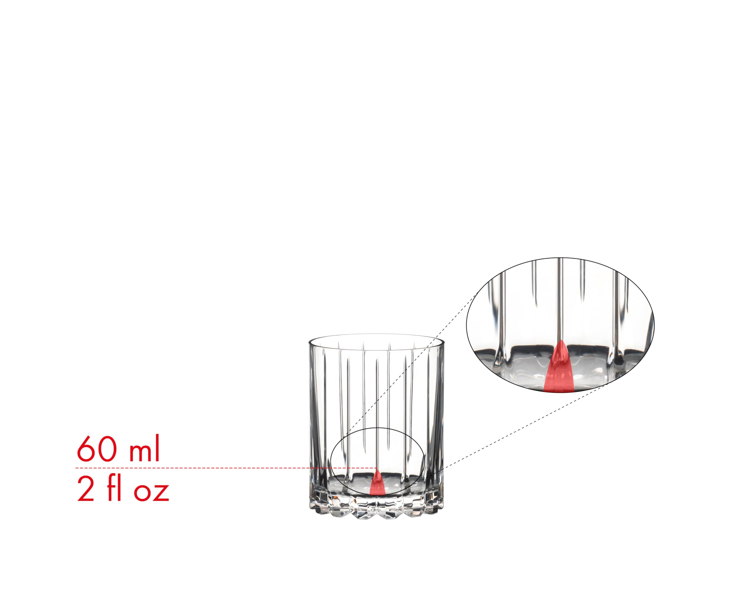 Riedel set de 4 verres Double Rocks, cohérence et service complet
