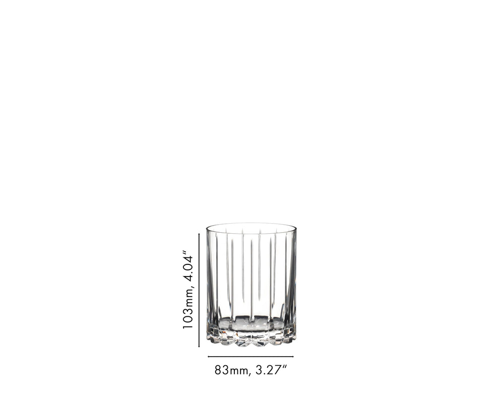 Riedel marquage 60 ml visible, précision de versement pour cocktails
