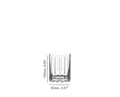 Riedel marquage 60 ml visible, précision de versement pour cocktails