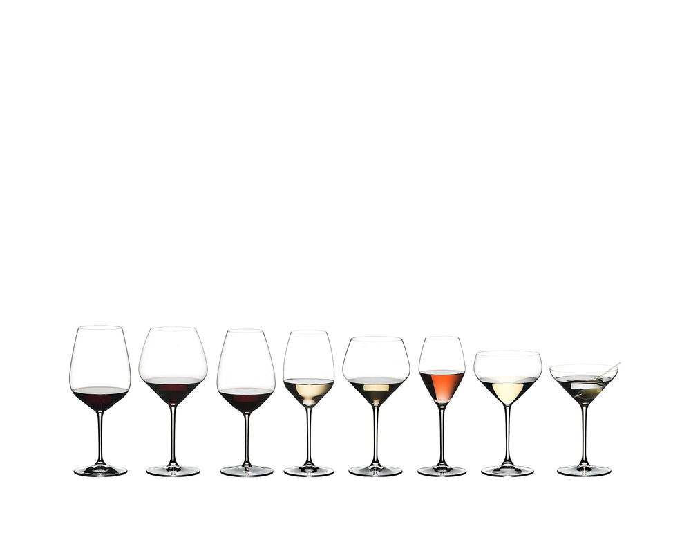 Riedel Extreme Cabernet étiquette détails, informations de capacité visibles