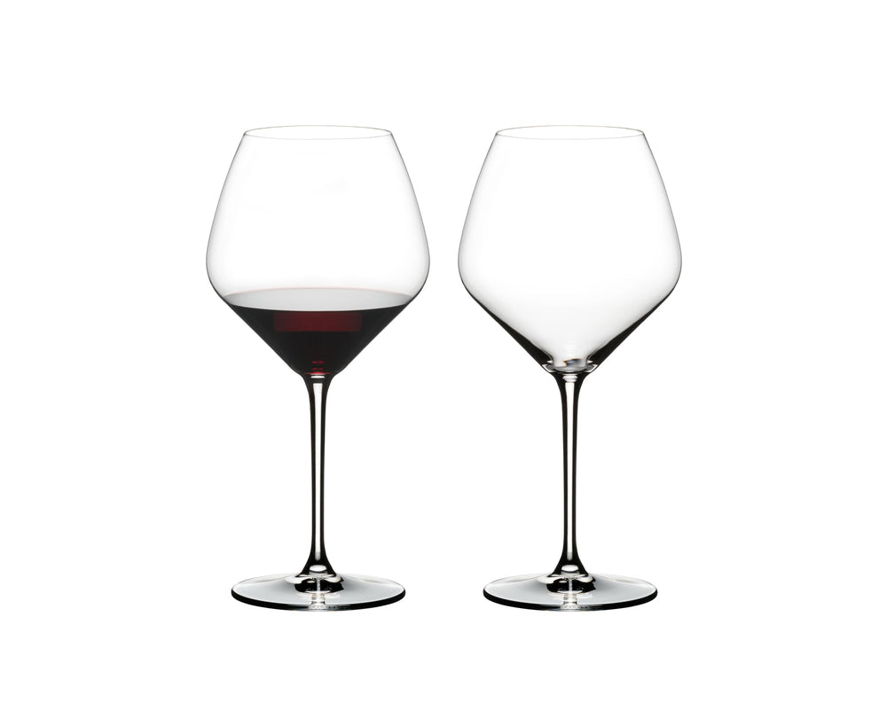 Riedel verre Extreme Pinot Noir face montrant silhouette et élégance