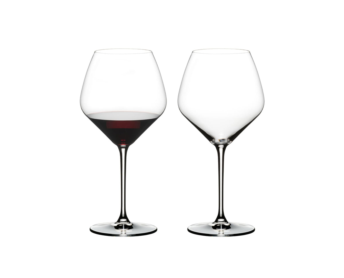Riedel verre Extreme Pinot Noir face montrant silhouette et élégance