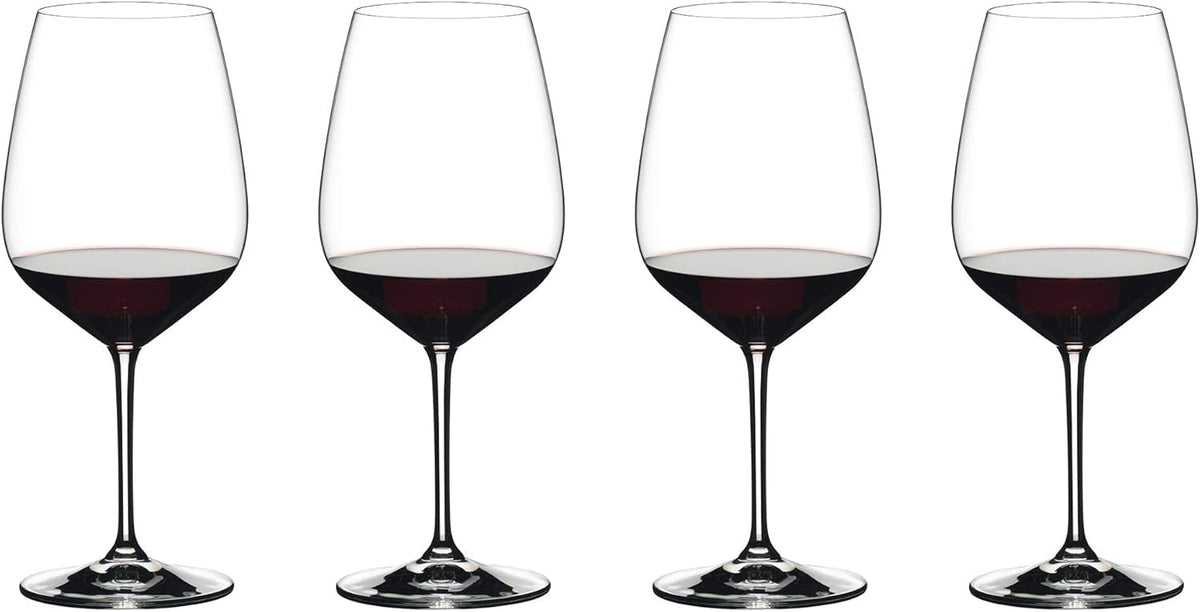 Riedel face avant du verre montrant la forme Extreme et élégance