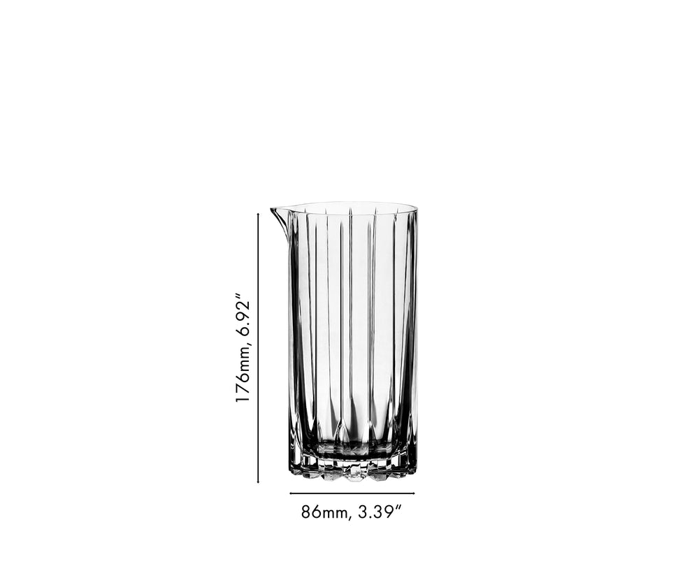 Riedel détail du repère 90 ml, mesure précise pour cocktails