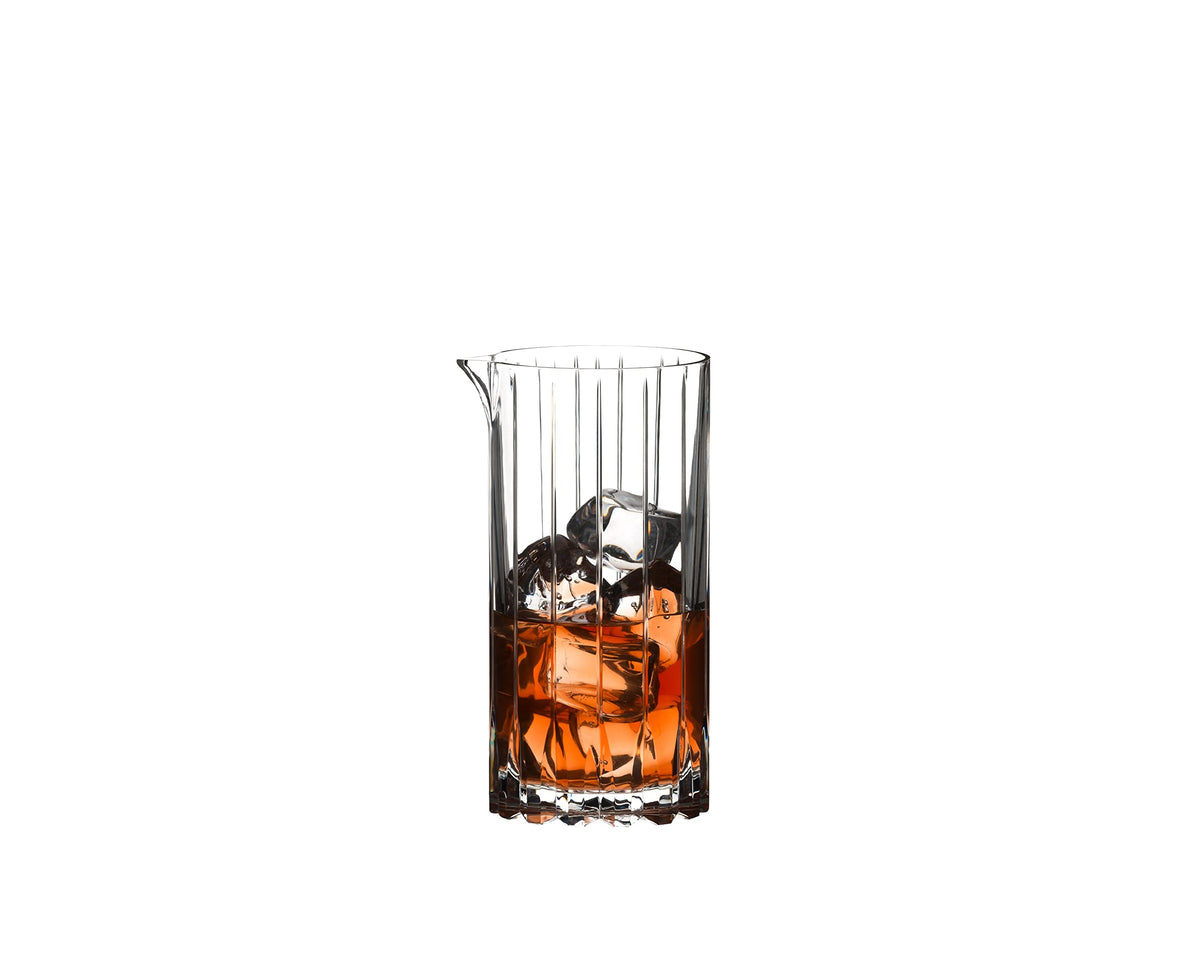 Riedel verre à mélanger face avant, design élégant et fonctionnel