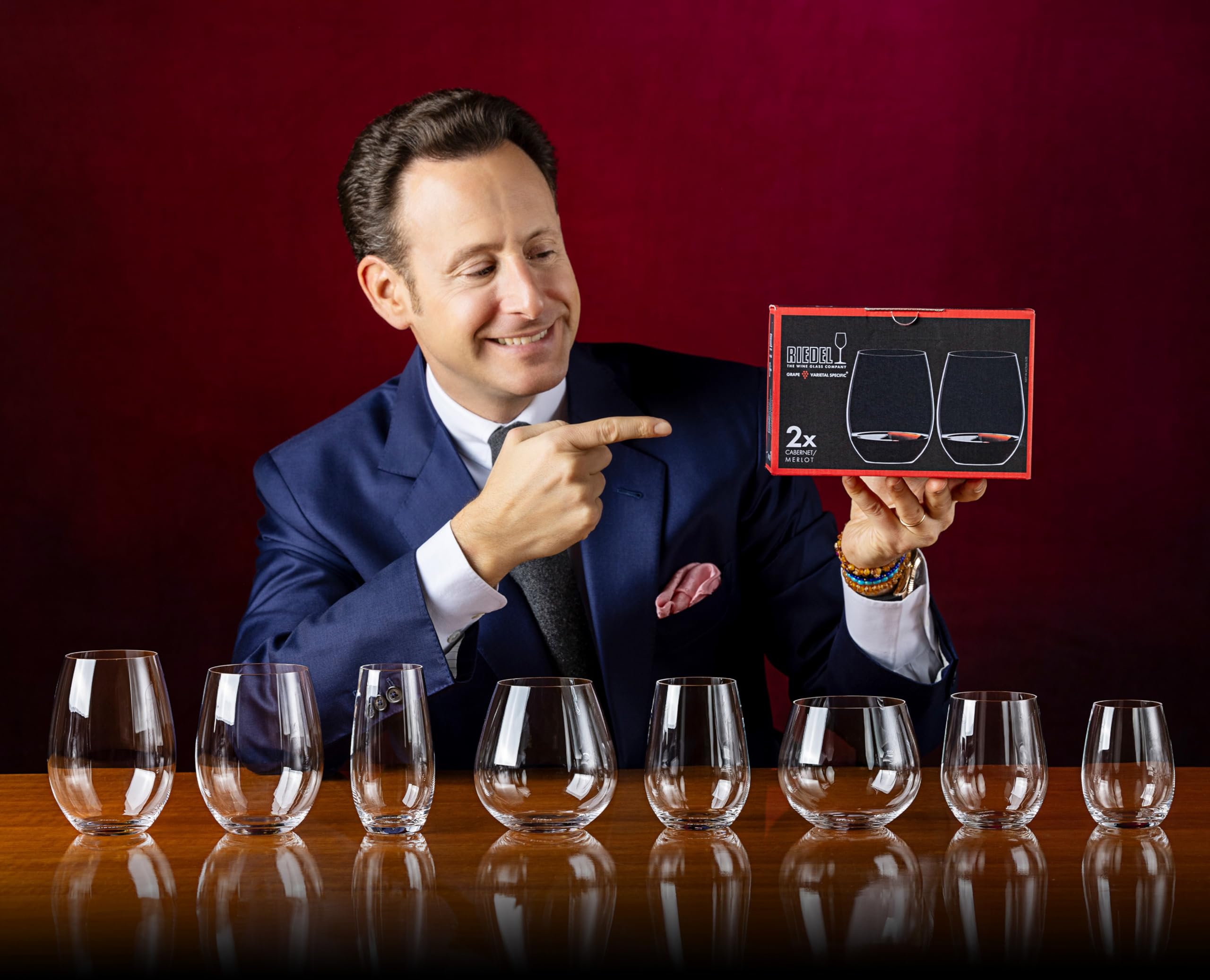Riedel emballage du lot de 2 protégé prêt à offrir