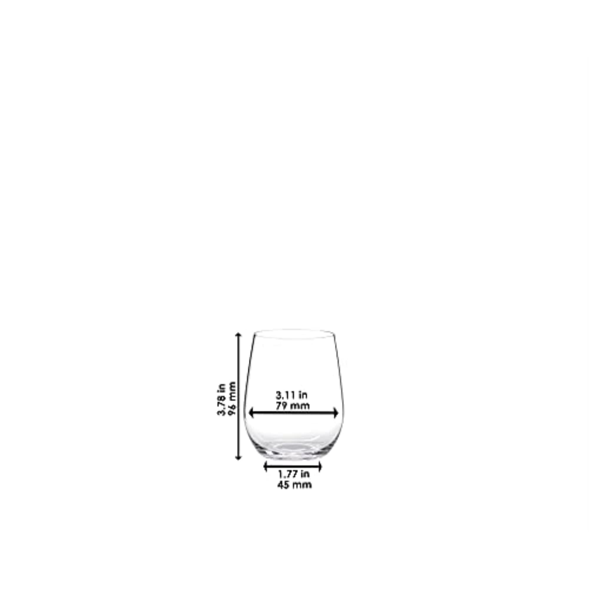 Riedel O Wine Tumbler en table lors d'un dîner démontrant praticité et élégance