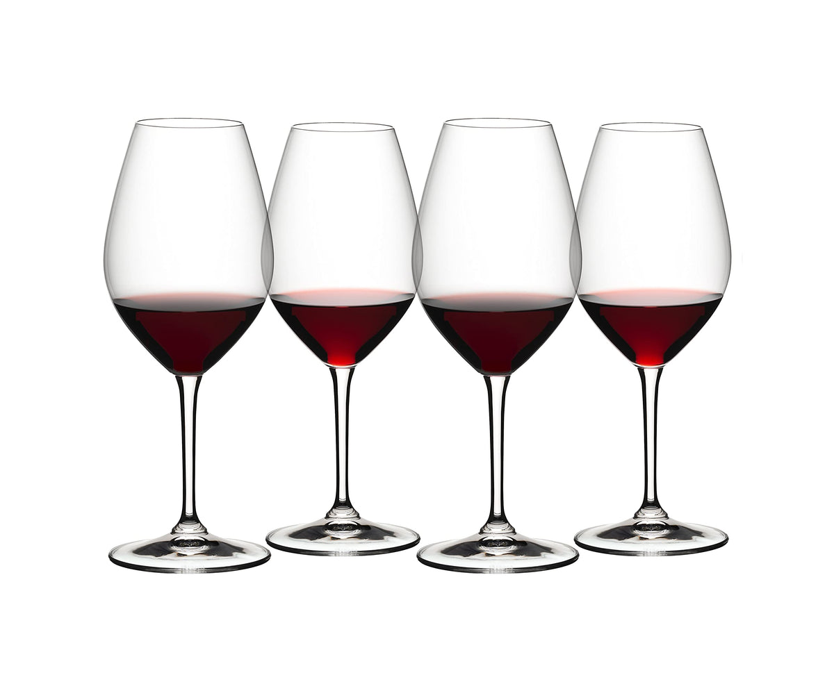 Riedel verre devant packaging montrant élégance et protection