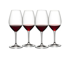 Riedel verre devant packaging montrant élégance et protection