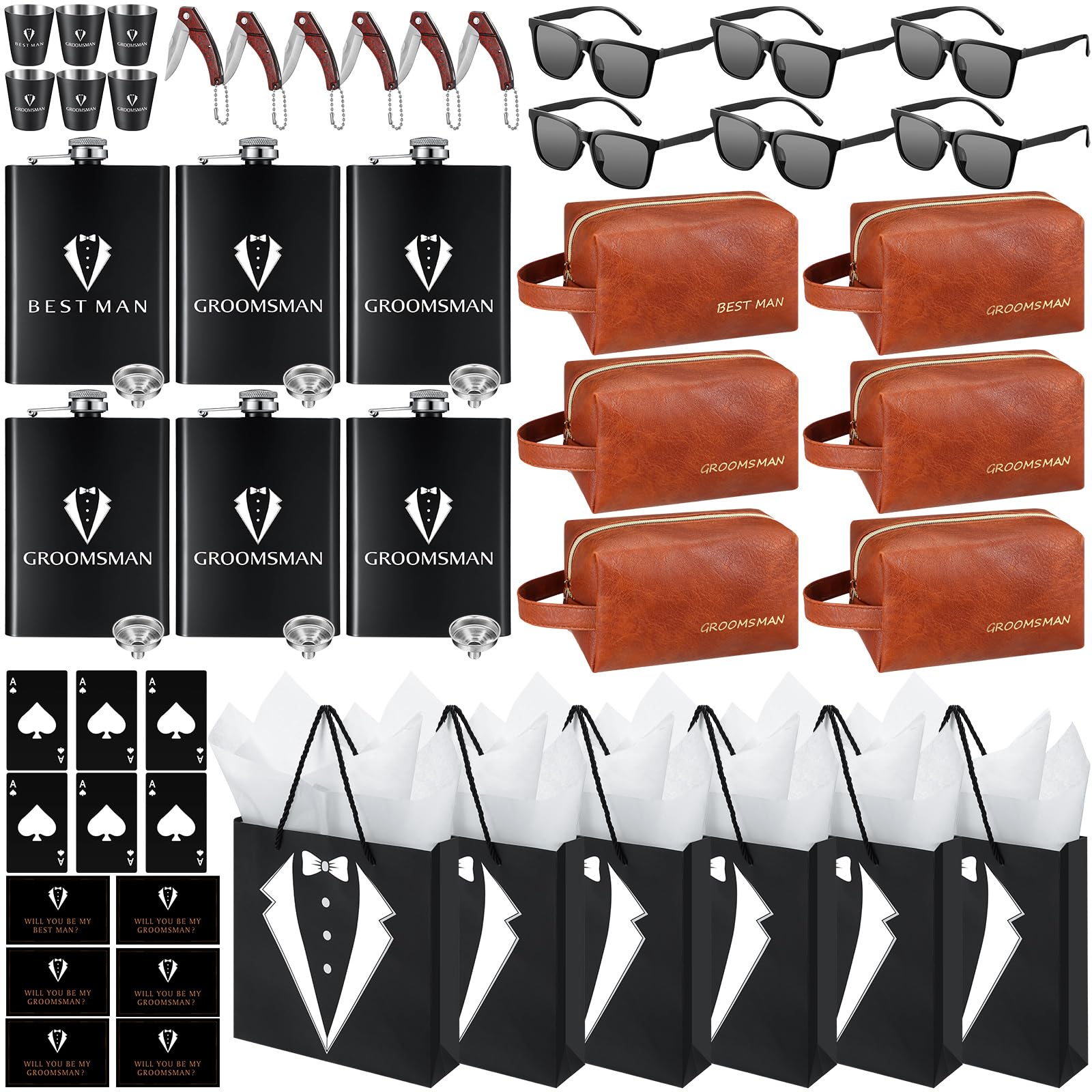 Rigibright vue d'ensemble du coffret montrant tous les articles, cadeau pratique