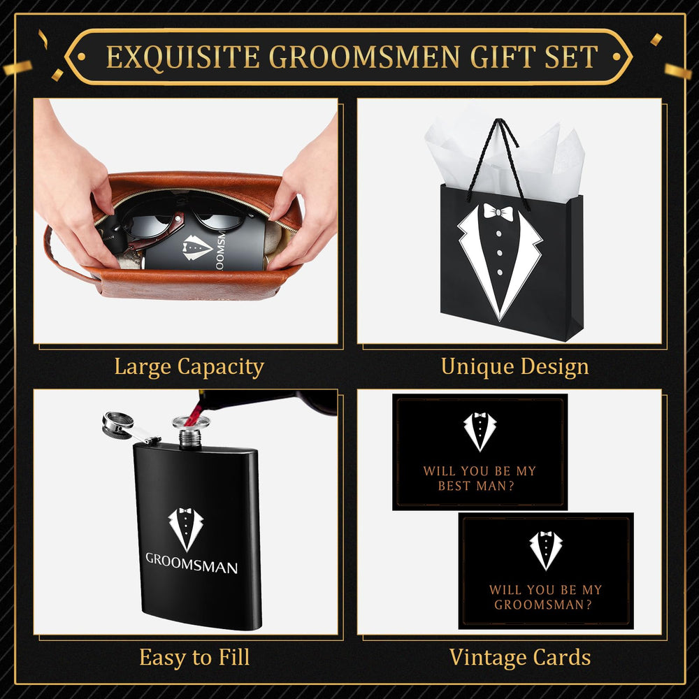 Rigibright trousse de toilette en PU cuir ouverte, rangement pratique pour voyage