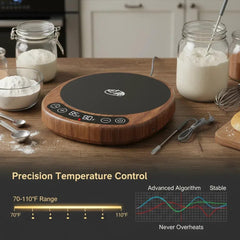 Risecret écran dual-temp affichant deux températures pour surveillance rapide