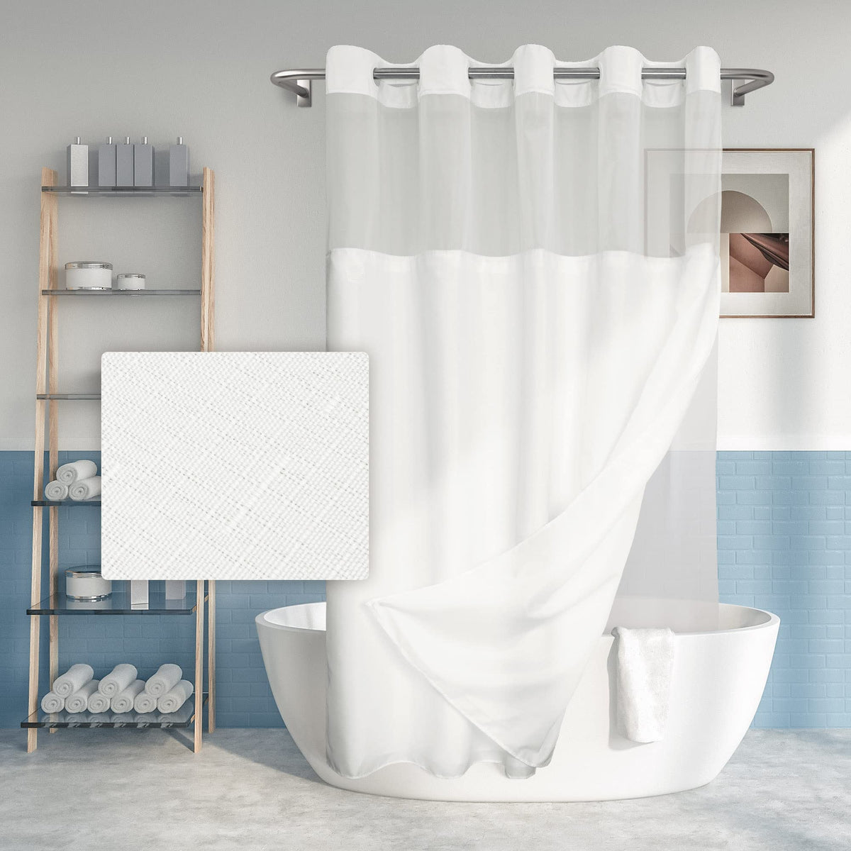 River Dream rideau face montrant design blanc élégant et finition durable