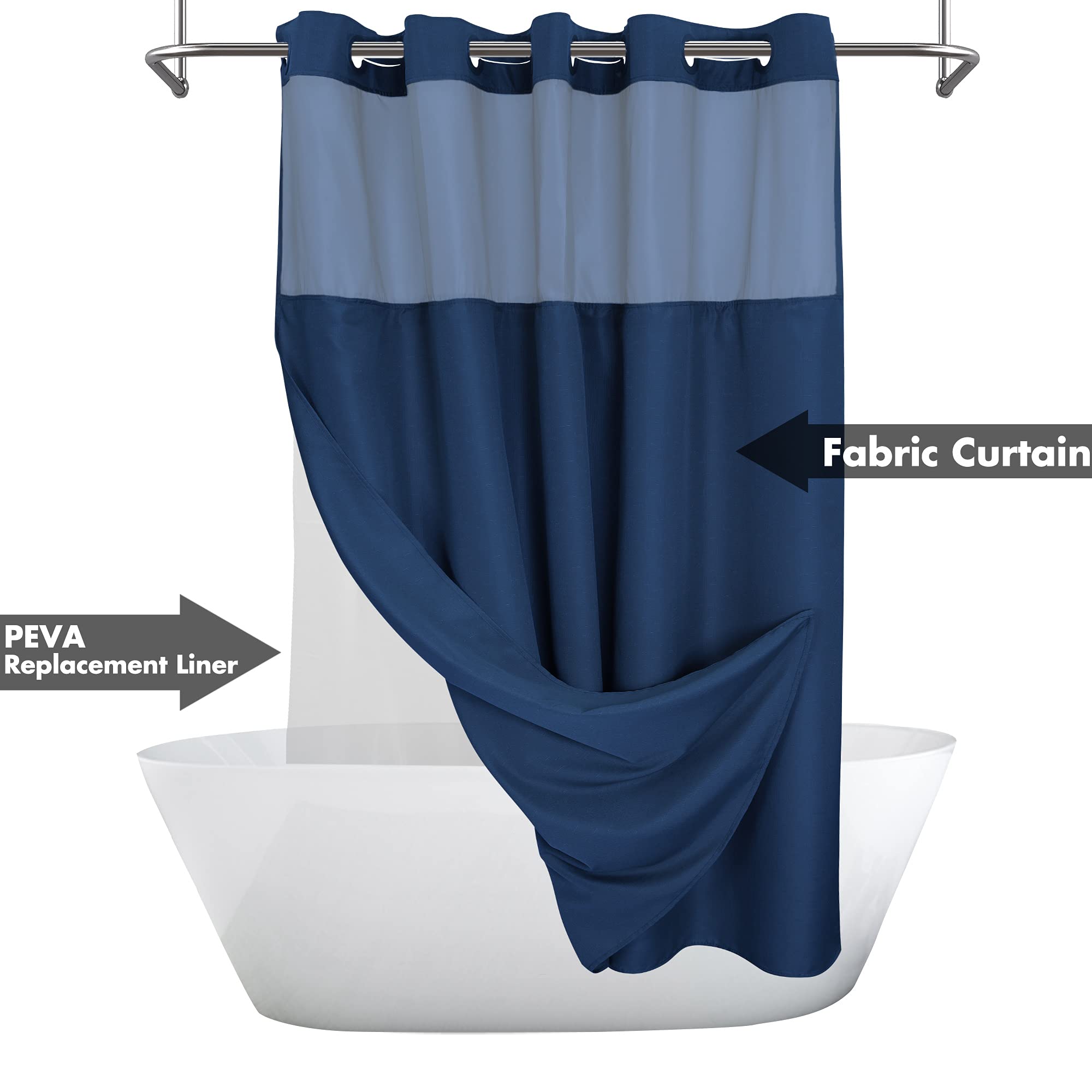River Dream gros plan texture slub polyester durable et aspect hôtelier