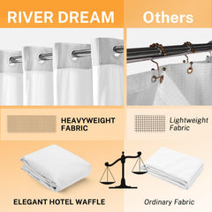 River Dream fenêtre en maille en haut laissant passer la lumière discrètement