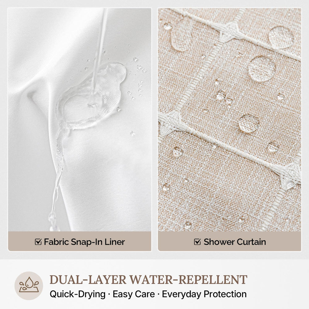 RiverDream texture tissu lin offrant toucher doux et durable