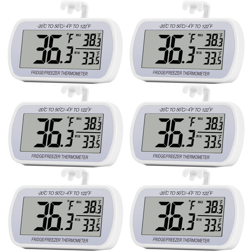 RIY thermomètre face avant grand écran lisible pour surveillance rapide