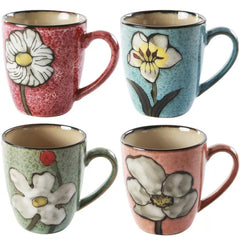 rockgoldbug mug rouge face avant, ajoute couleur à la table