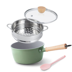 ROCKURWOK casserole verte face avant montrant esthétique et gain de place