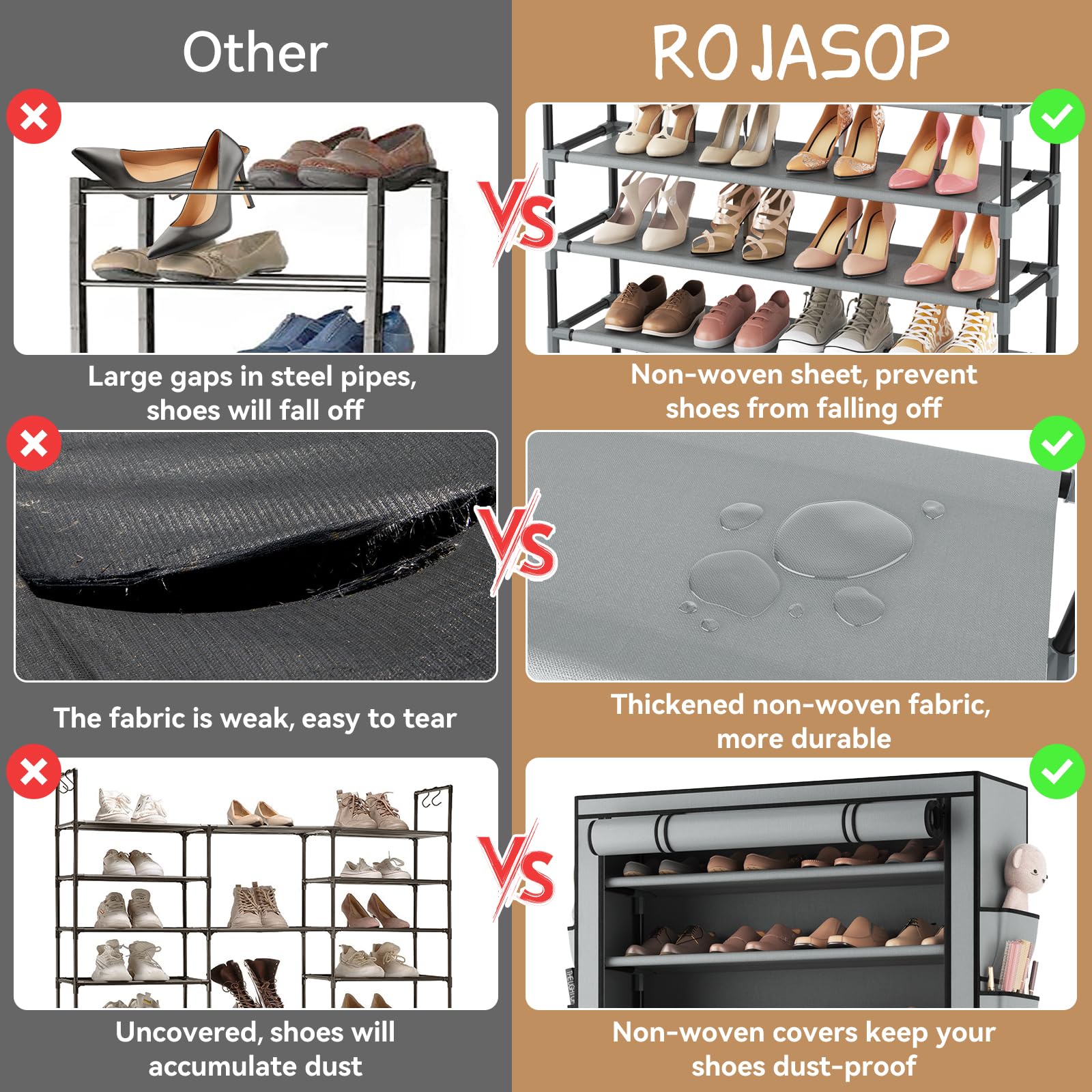ROJASOP connecteur renforcé montrant assemblage solide et durable