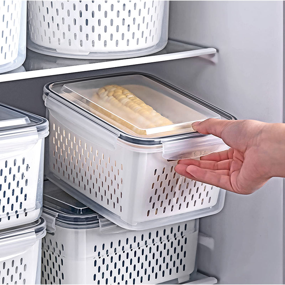 Ronanemon boîtes empilées dans frigo pour gain de place