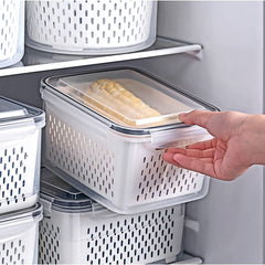 Ronanemon boîtes empilées dans frigo pour gain de place